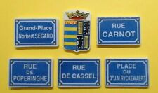 * FEVES PROTOTYPE RARE   PLAQUES DES RUES DE STEENVOORDE ...ref  BU 14