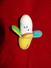 Doudou Peluche Hochet Grelot Banane Blanche Jaune Bleu Rouge CHICCO