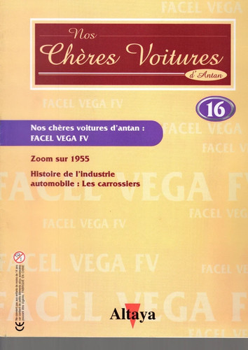 Fascicule nos cheres voitures - cheres,