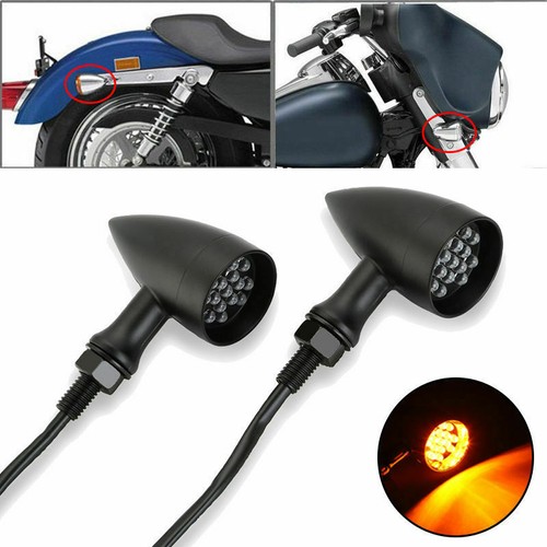 Moto bullet ambre clignotant - ambre,