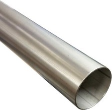 Tube inox ép - inox, 1m