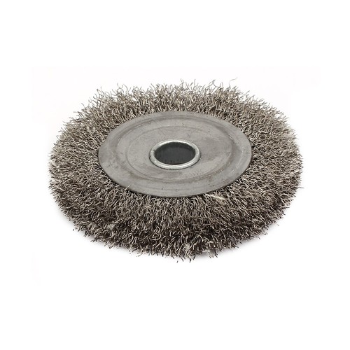 100mm dia acier inox - 100mm, brosse
