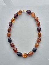 Ancien Collier en Perles d'Ambre