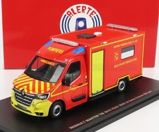 Camion pompiers RENAULT MASTER VAN WAS SDIS 28 VSAV de 2019  1/43 ALERTE 0116
