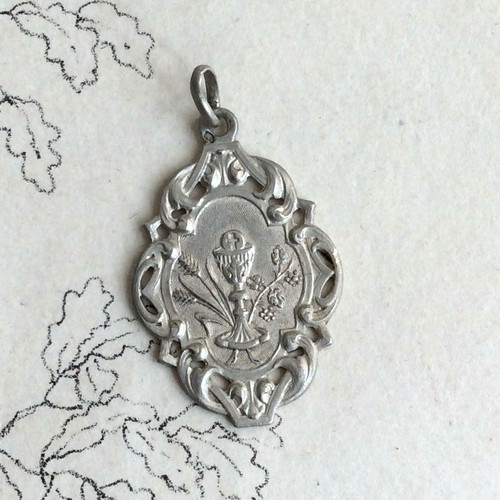 Médaille pendentif religieux - pendentif,