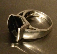 Bague Ancienne Argent Massif T