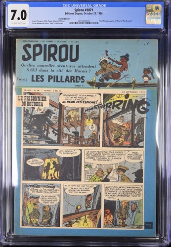 Journal spirou 1071 rare - de,