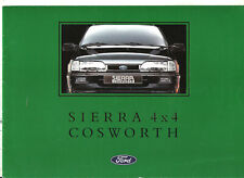 FORD SIERRA COSWORTH 4 x 4 - 1992 / catalogue brochure prospekt folder katalog