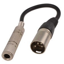 Xlr mâle prise 35mm - xlr, À
