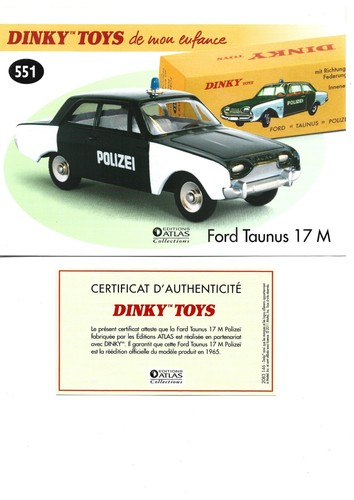 Dinky toys fiche - toys,