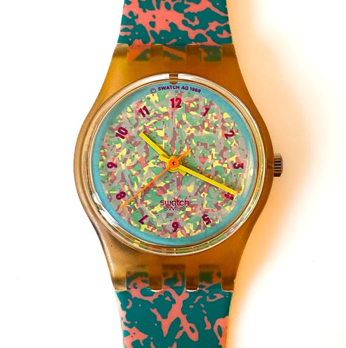 Swatch lady pink drip lp107 - swatch,