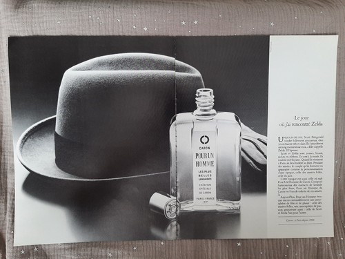 Publicité papier parfum - publicité,