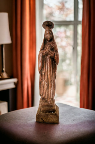 Objet religieux statuette - , en