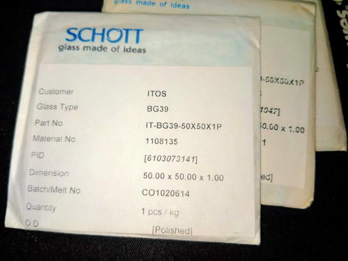 Itos schott bg39 - itos,