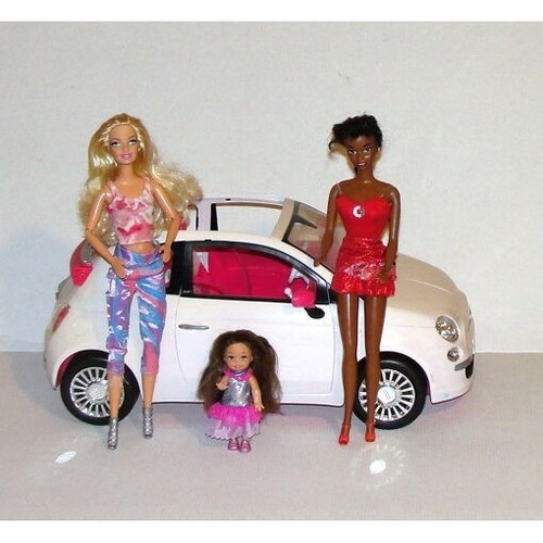 Voiture barbie fiat - barbie, 500