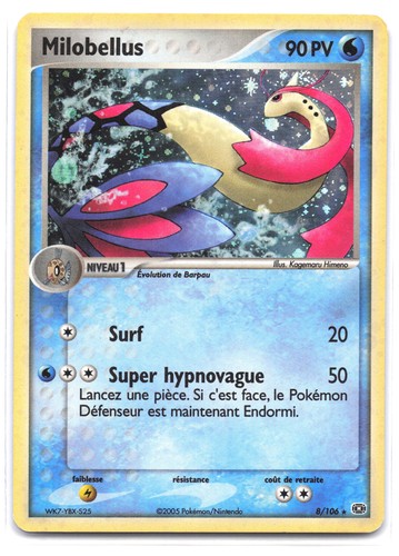 Carte pokémon milobellus - carte,