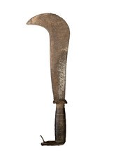 Ancien serpe type italienne Fer forgé  Outils anciens jardinage jardin art pop