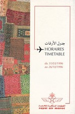 RAM Royal Air Maroc timetable
