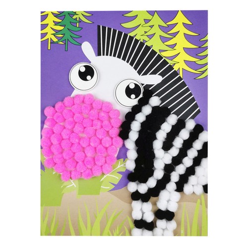 Tableau pompons activité - en,
