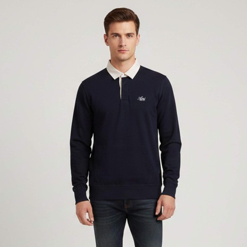 Pull manches longues - manches, bleu