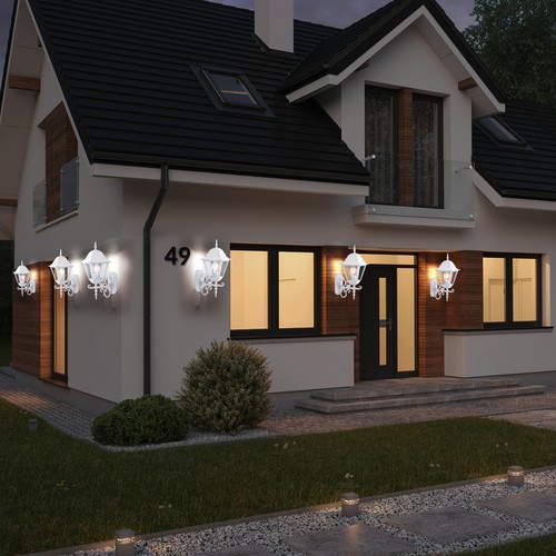 Led extérieur mur - 6x,
