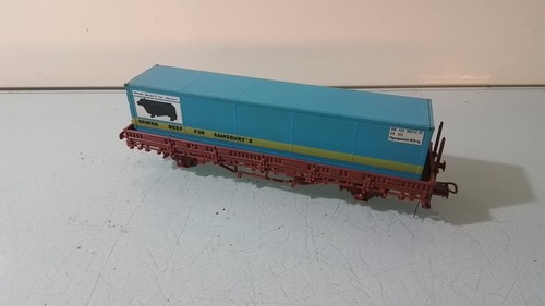 Roco wagon plat porte - ho.,