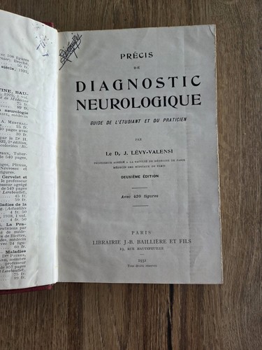 Médecine très vieux livre - :,