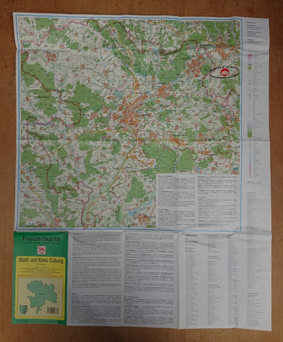 Ancienne carte routière ville - ancienne,