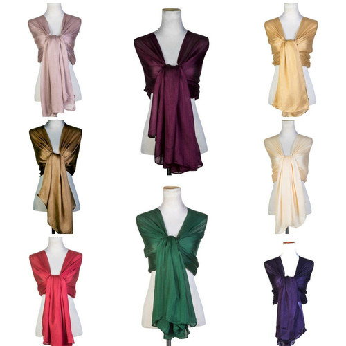 Femmes silky irisé écharpe - silky,