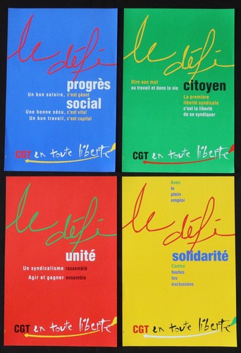 Affiches cgt le défi - affiches,