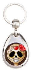Crâne Poupée - Porte clé en