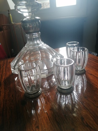 Carafe ancienne cristal - carafe, en