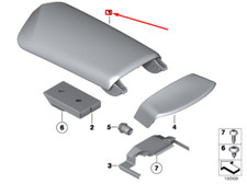 BMW Z4 E89 Accoudoir central