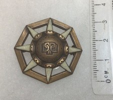 FRANCE WW 1939-1945 - INSIGNE PERSONNEL  BREVETÉ  DÉFENSE PASSIVE 3°classe