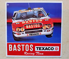 Autocollant Texaco Bastos Racing Team Sticker LANCIA 037 rally 1984 vintage 80’s