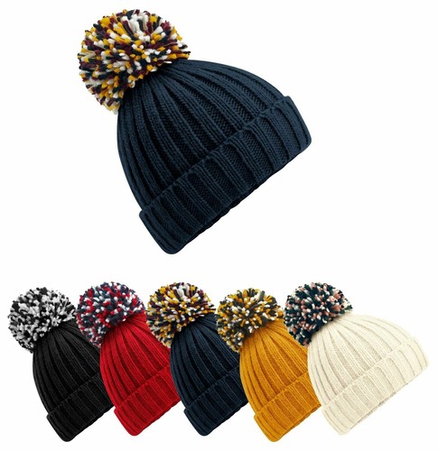 Chapeau ski pompon - de,