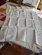 2 anciennes serviettes de tables damassées monogrammées en rouge 69*58 cm