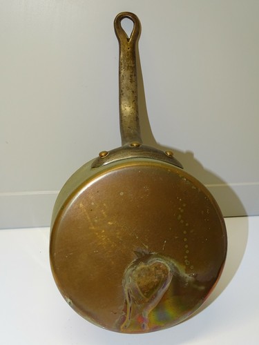 Ancienne casserole cuivre - -ancienne,