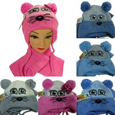 Bébé Bonnet Doublé Écharpe