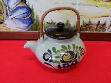 Bouilloire Decor Chaumière Faience de Desvres