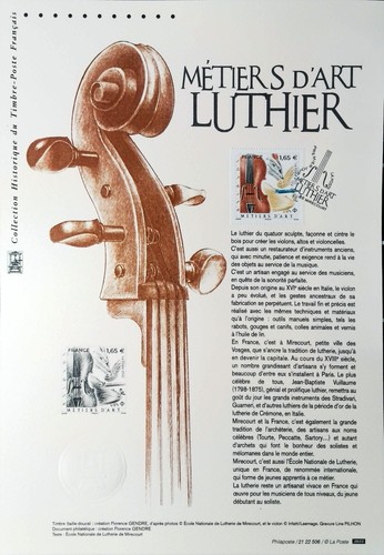 Metiers luthier 2022 france - ,