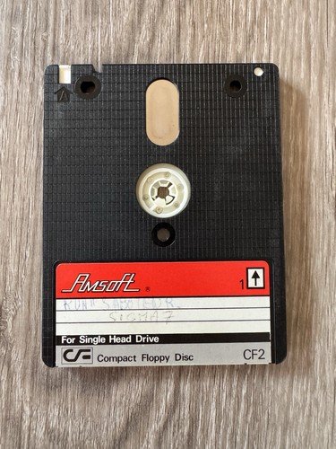 Une disquette amsoft amstrad - une,