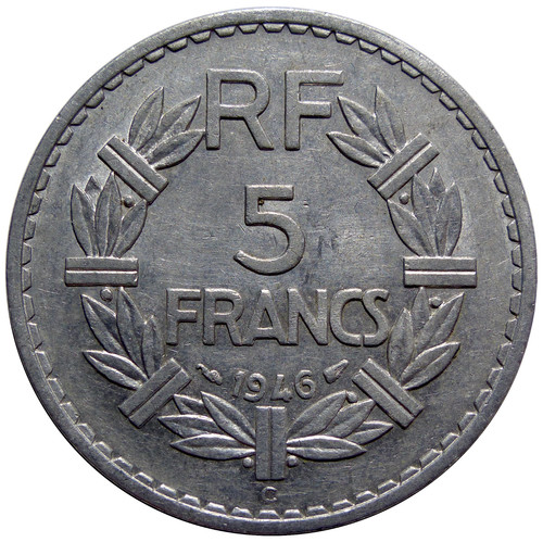 Francs lavrillier 1946 - 1946, c