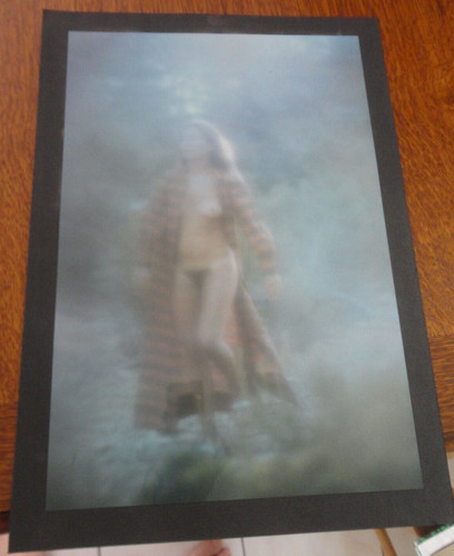 Ancienne grande photo art nu - grande,