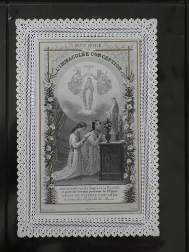 Image pieuse canivet dentelle
