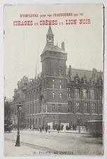 Publicité Cirages et crèmes du lion noir - le palais de justice