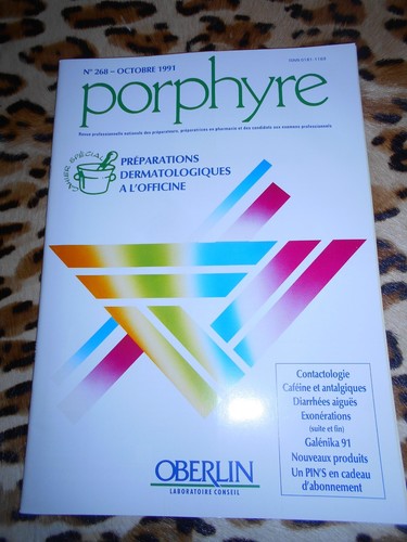Revue porphyre préparateur - revue,