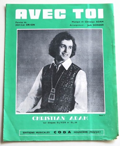 Partition vintage sheet music