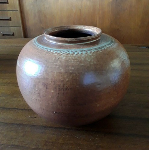 Onet vase boule grès - en, grès 