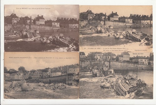 Lot old postcards war - old,
